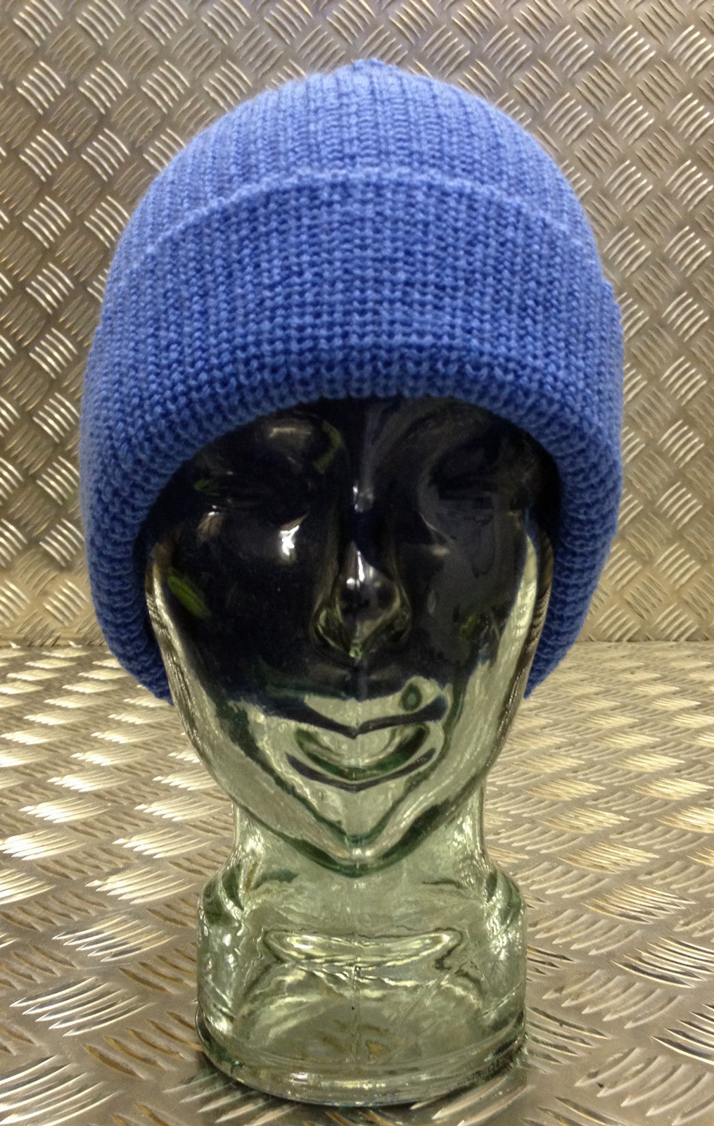 Sky Blue / Light Blue Knitted Beanie Hat / Watch Cap / Woolly Hat - One size NEW