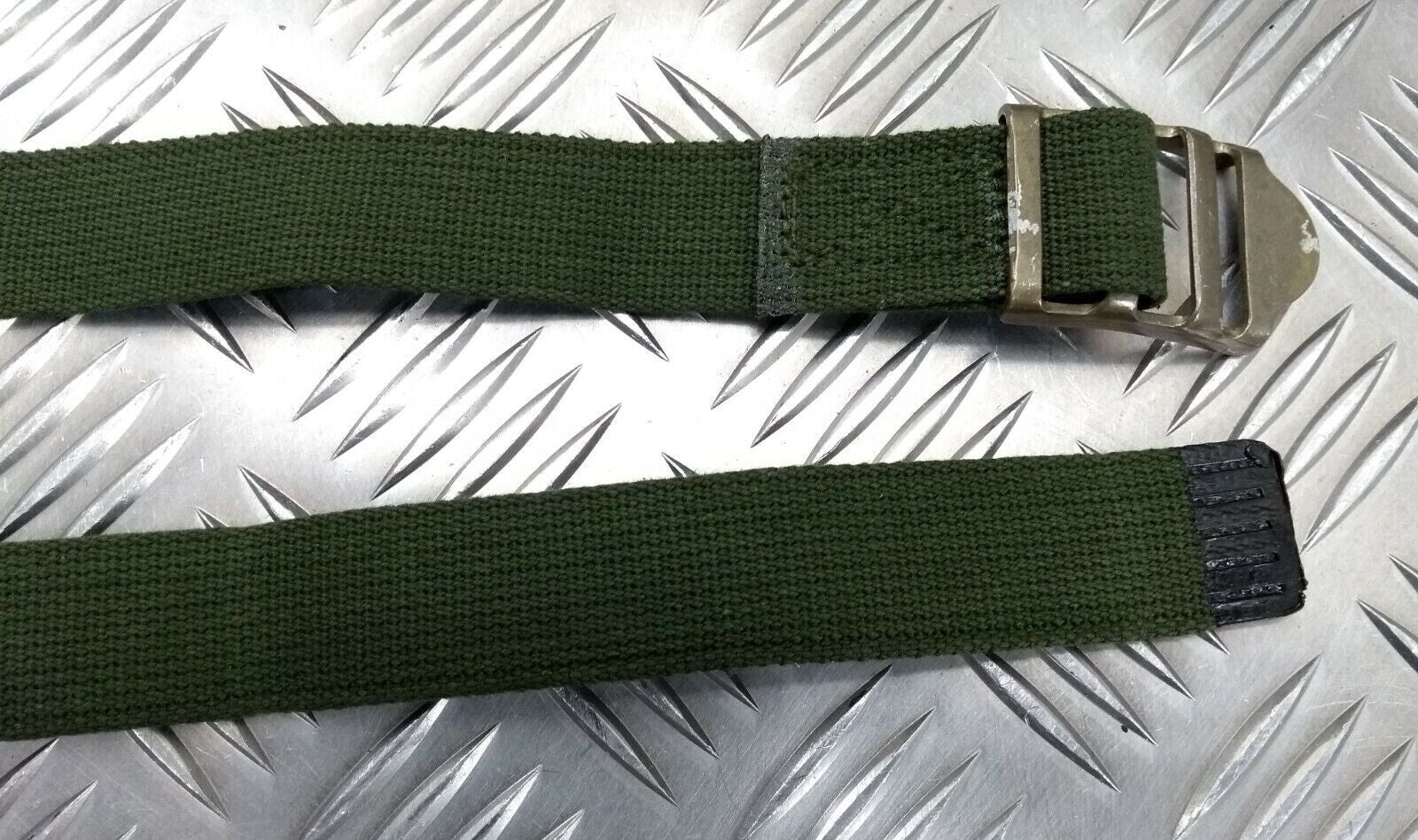 Vintage Issue Green Canvas Webbing Issued Utility Field Strap