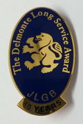 Genuine British Made The Delmonte Long Service Award JLGB 10 Years Badge New