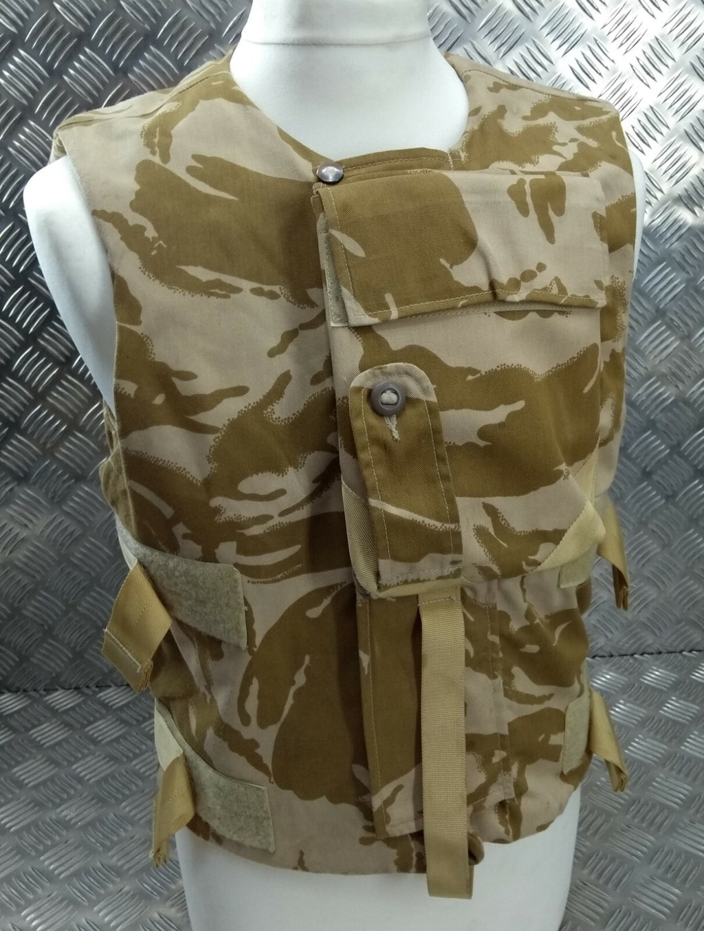 DDP Camo Body Vest CBA Combat Body Cover Old Pattern UK Desert Camouflage