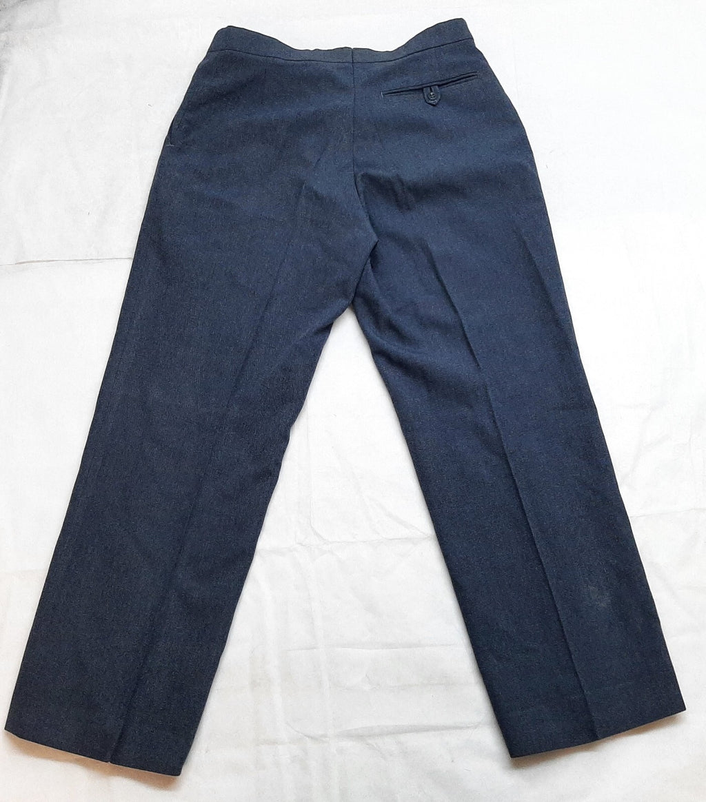 No1 Trousers RAF Royal Air Force Blue Grey Colour O/A Version Waist 34"