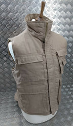Hunters Action Vest Desert Sand/Beige Tactical Fishing Body Warmer