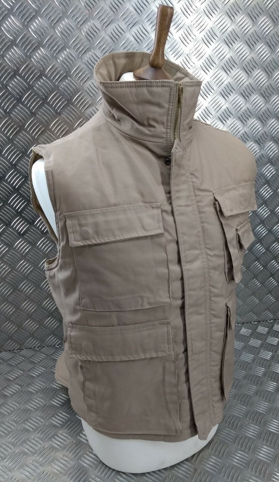 Hunters Action Vest Desert Sand/Beige Tactical Fishing Body Warmer