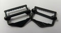 Genuine Vintage British Army Issue Black Side Adjuster Buckles 1 Pair STD222