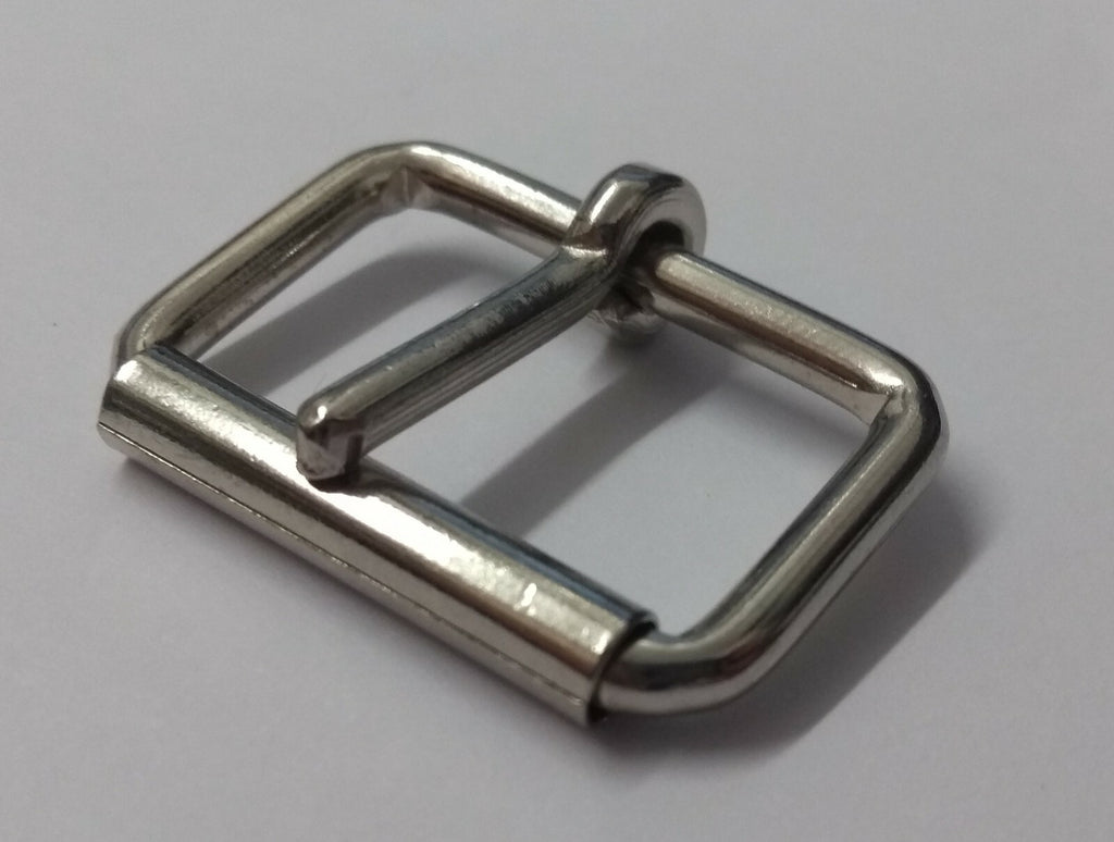 Genuine British Issue 1" Nickel Plated Small Roll Buckles X2 STD256