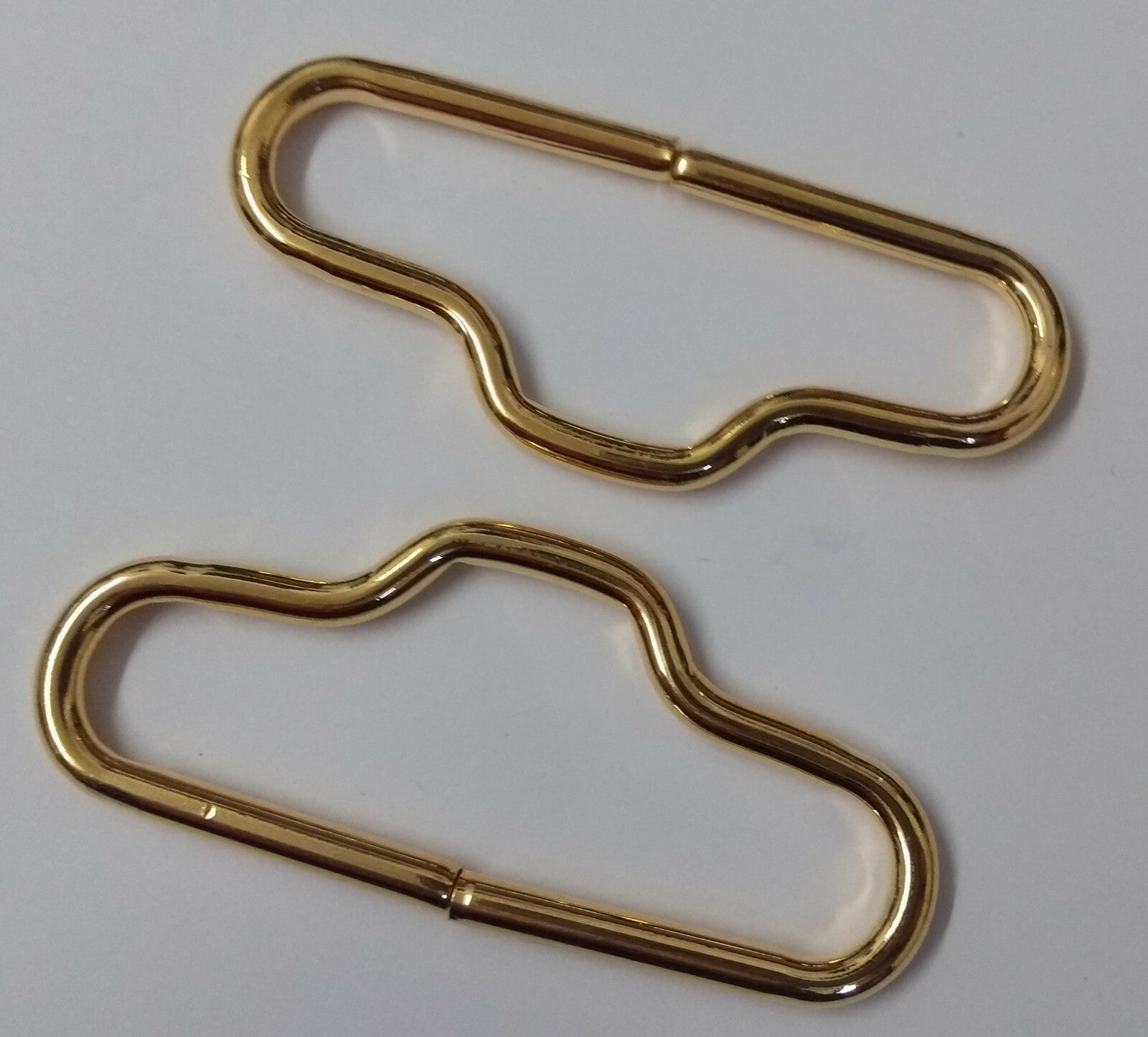 Buckle Latch British Hi Sheen For Parade Belts 2" Clasps 1 Pair- NEW