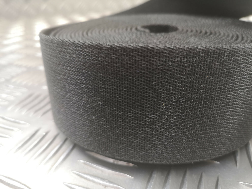 Mil-Spec Belting Ceremonial Black Courlene Belt Material Parade 57mm NEW