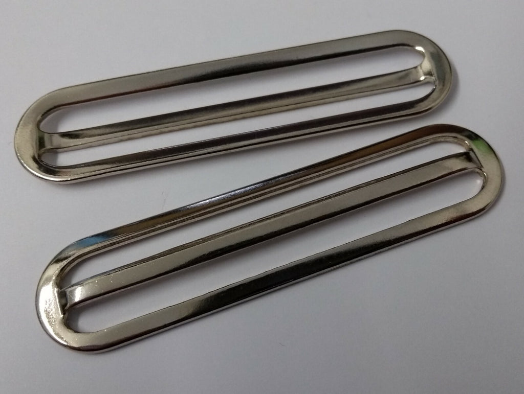 Genuine British Chrome Stable & Parade Belt Sliders Adjusters X2 STD215