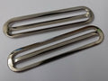 Genuine British Chrome Stable & Parade Belt Sliders Adjusters X2 STD215