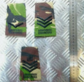 Woodland DPM Camo Armoured Engineers Rank Slides Assorted - NEW