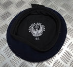Abu Dhabi Beret Mid Blue Hobson of England Lined Wool Uniform Cap New Old Stock