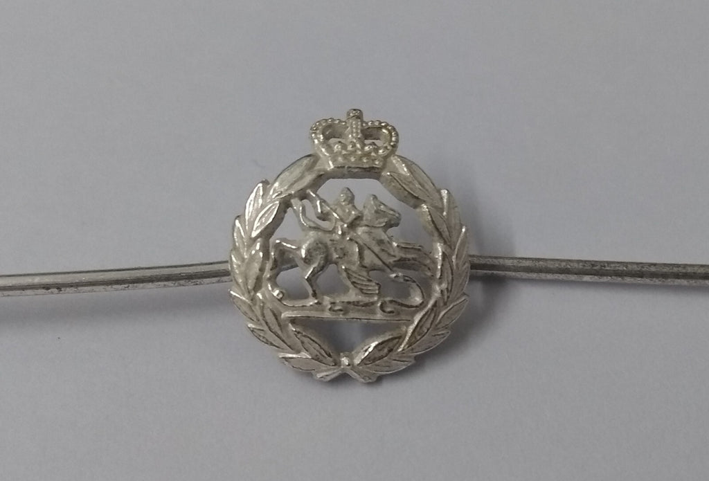 Small Insignia Badges British Made Obsolete Stock Long Double Prong Fixing