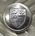 Genuine Vintage Ambulance Issue Silver Coloured Metal Buttons With Insignia x2