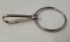 Chrome Snap Hook & Large Split Ring X 2 Genuine British Issue STD249