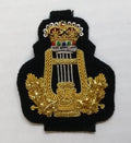 Mess Kit Badge Crown & Lyre British Forces Musician Bands Embroidered Arm Patch