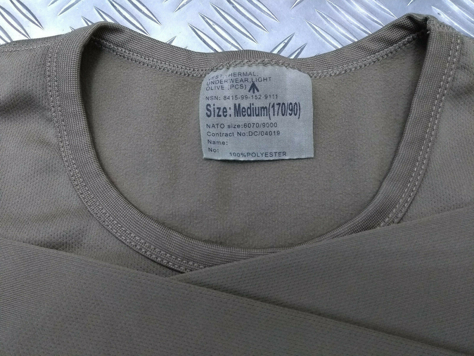 Thermal Long Johns & Long Sleeve Top British Army Green Colour Underwear Set