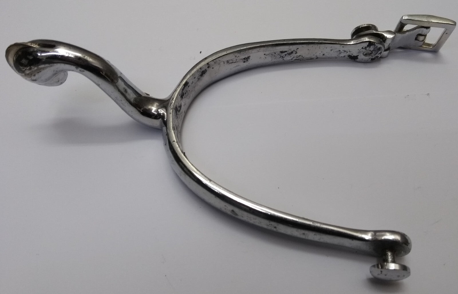 HCav Spurs Chrome Household Cavalry & RHA British Swan Neck