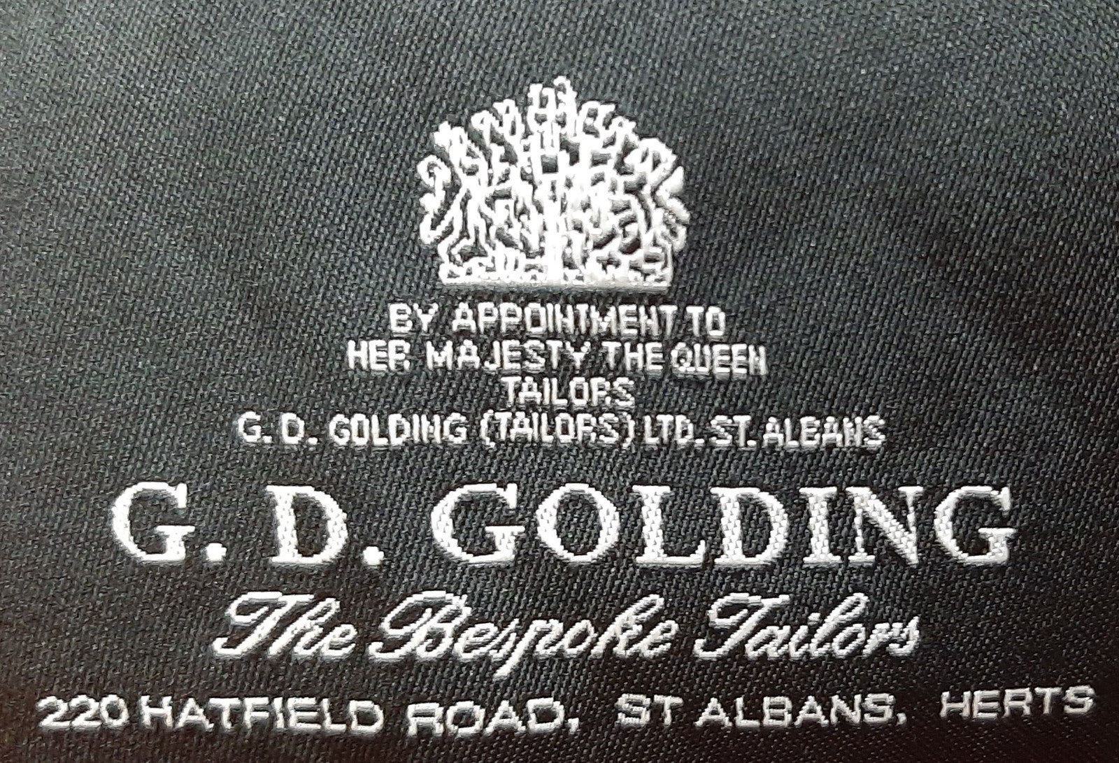 British Mess Dress Jacket Royal RA By G D Golding New/Unissued