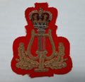 Lyre and Crown No1 and Ceremonial Dress British Army Large Embroidered Arm Patch