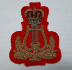 Lyre and Crown No1 and Ceremonial Dress British Army Large Embroidered Arm Patch