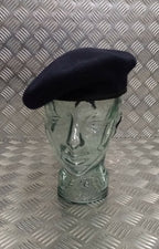 Genuine Issue MF Navy Blue Colour Lined Wool Service Beret Size 56cm