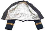 RAF Royal Air Force Vintage Mess Jacket With Braided Cuffs Airforce Blue Grey Colour Moss Bros