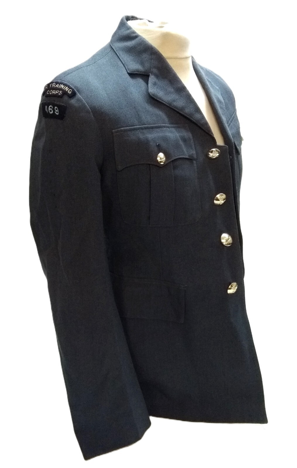 Vintage No1 Jacket RAF Royal Air Force Blue Grey Colour 469 SQDN Lowestoft Old Pattern