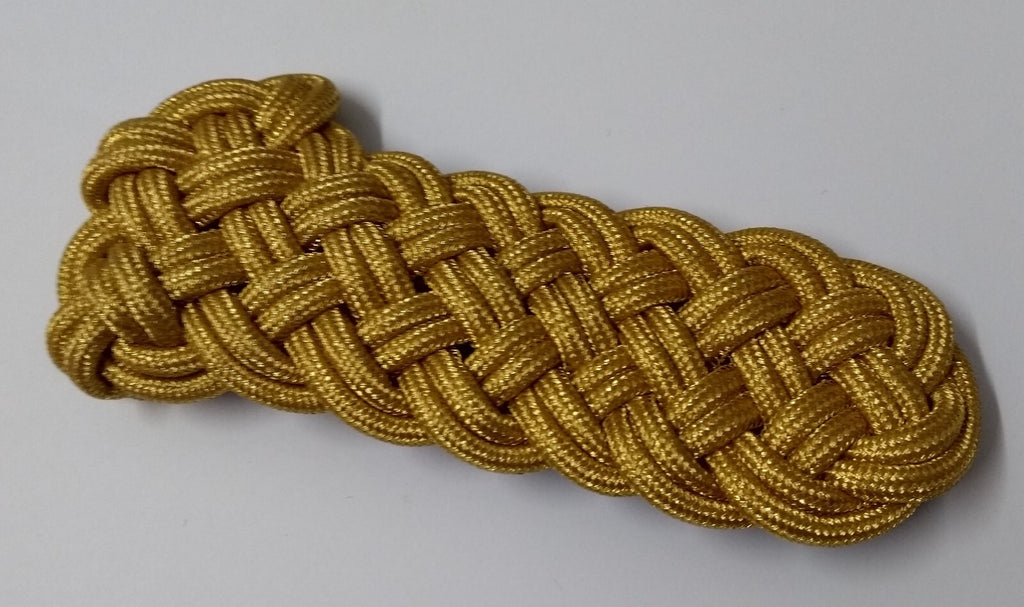 Shoulder Cords Senior Officer Gold Braid Cords With Attaching Straps No Insignia