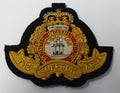 British Army The Suffolk Regiment Gold Wire Braided Badge
