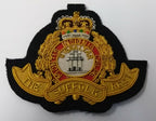 British Army The Suffolk Regiment Gold Wire Braided Badge