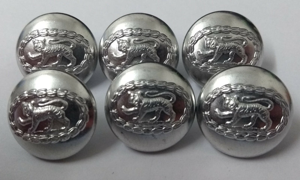 Genuine British Army Issue No1 / No2 Dress Royal Anglian Reg Silver Buttons 30L
