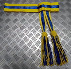 Hong Kong Waist Sash & 2 Tone Tassels Also For Ceremonies Parade & Awards