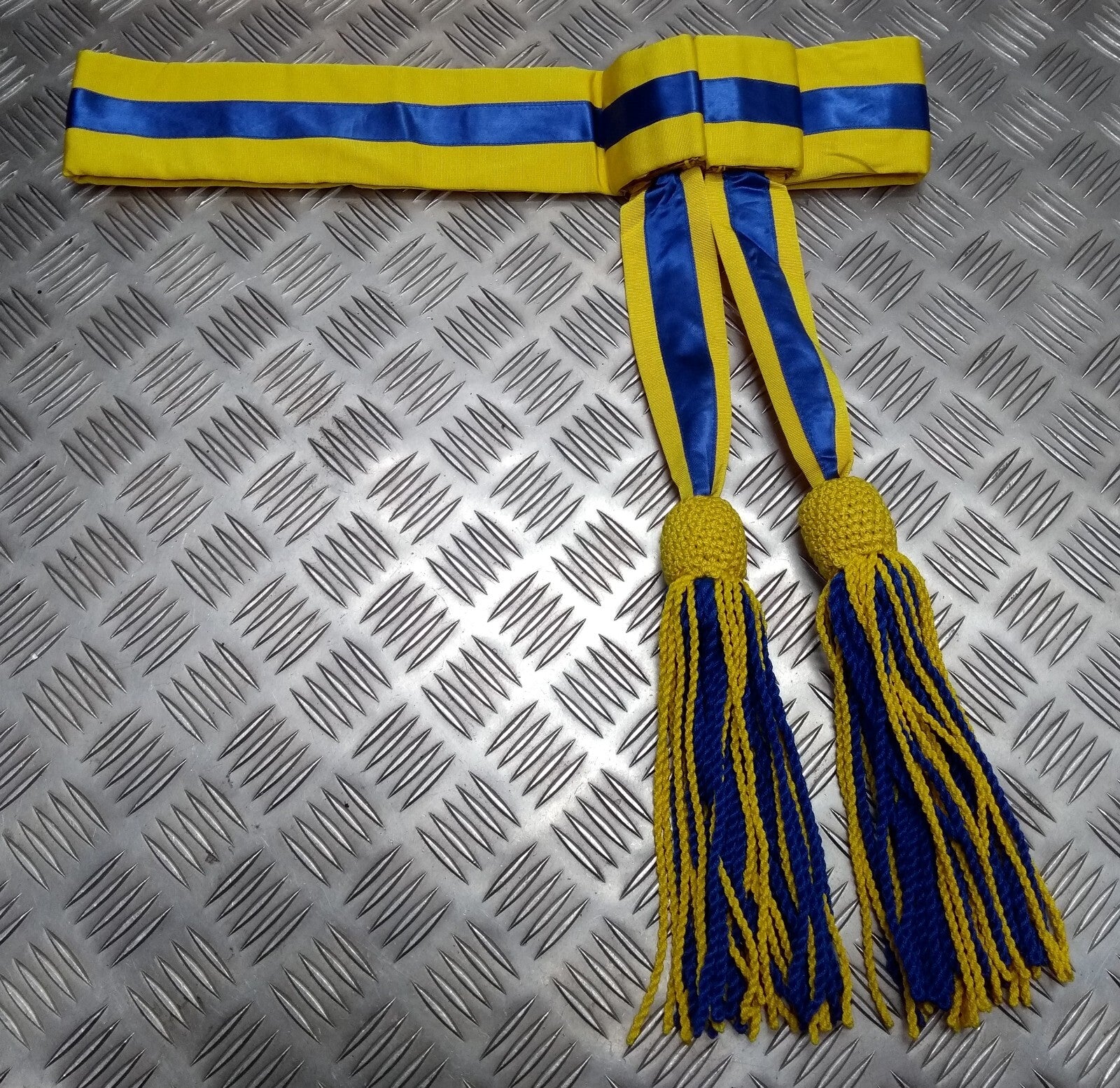 Hong Kong Waist Sash & 2 Tone Tassels Also For Ceremonies Parade & Awards