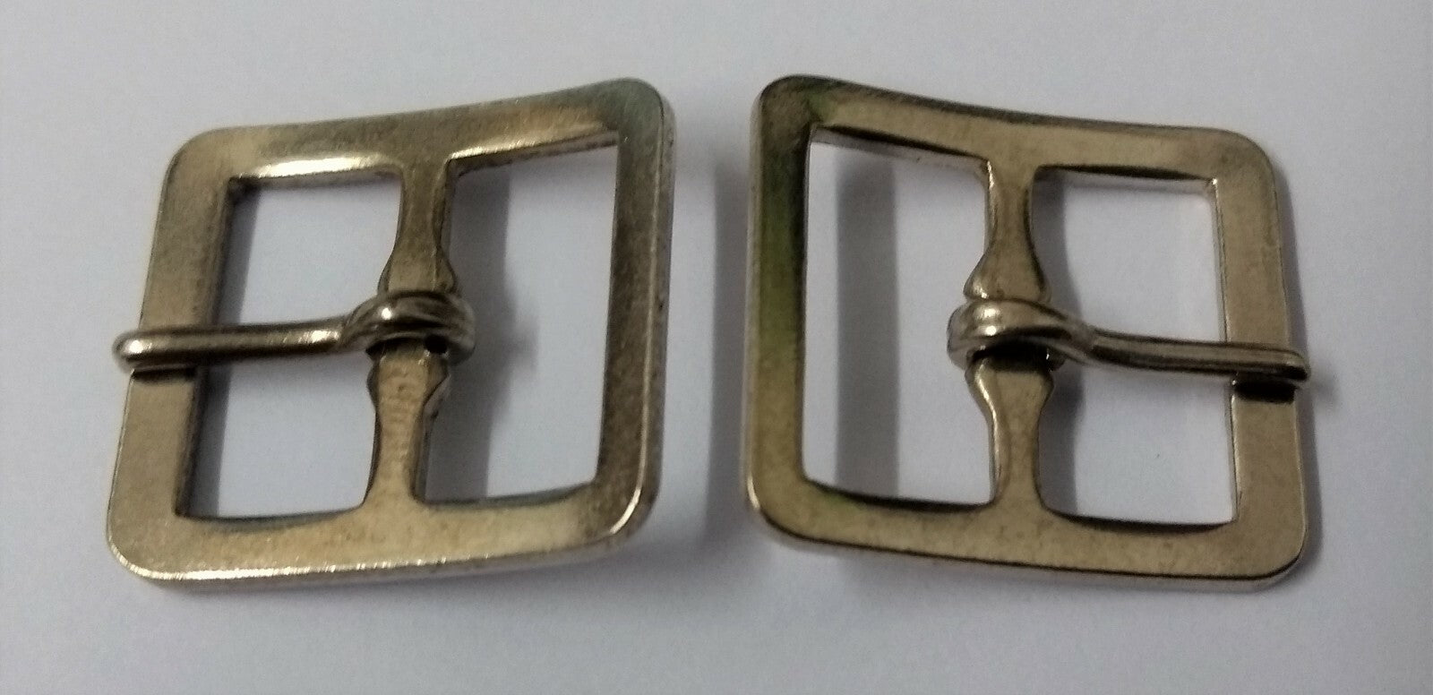 Genuine British Issue 13mm Nickel Plated Small Roll Buckles X4 STD45