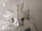 RAF Chaplains Pin on Scarf Badge Gilt and Silver Plated Royal Air Force ATC - NEW