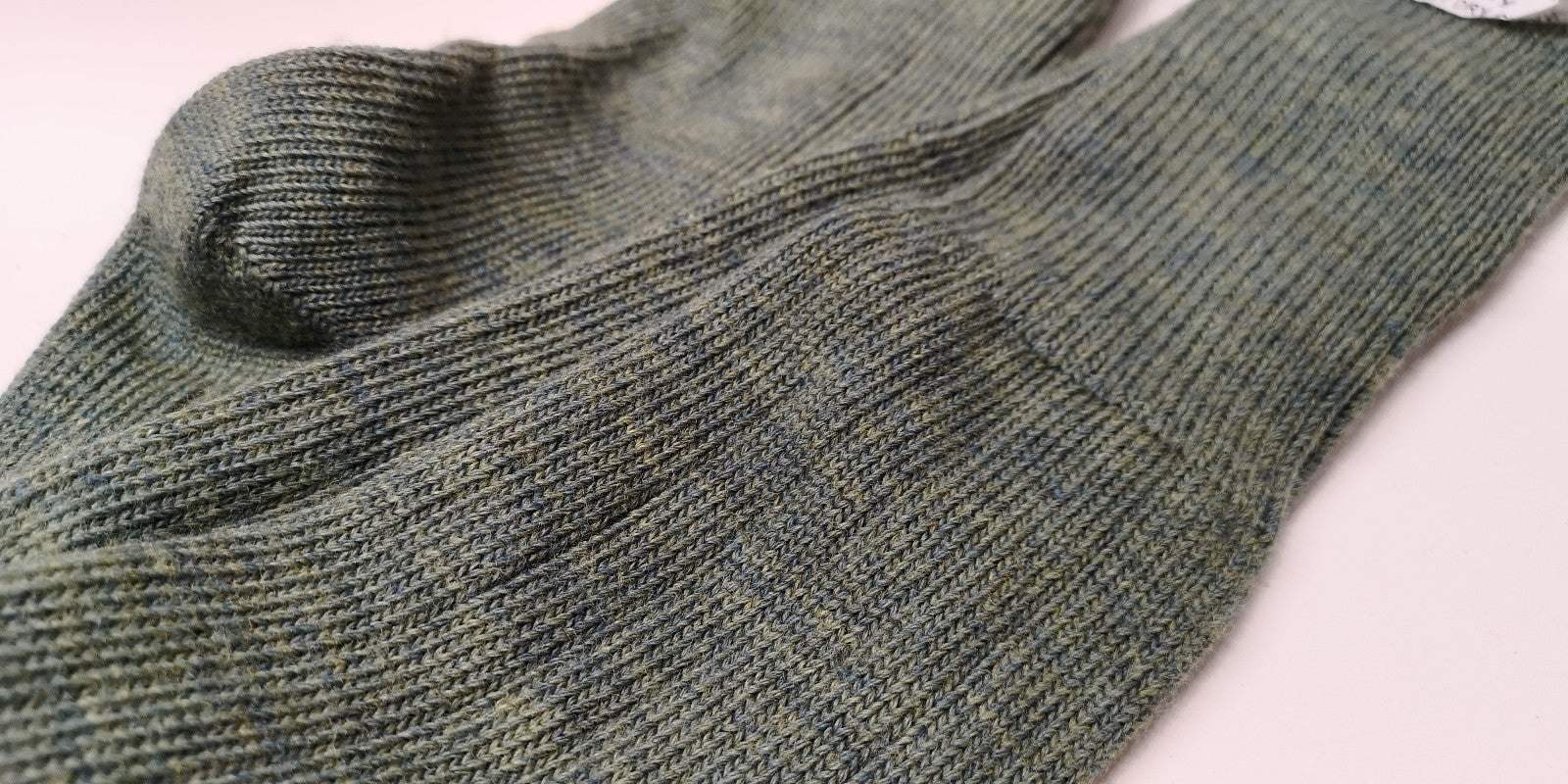 Men's Lovat Stockings 80% Wool Ribbed turn-over-top to wear with Kilt & Shoes