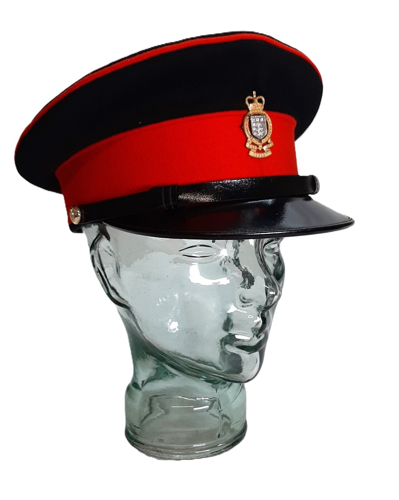Vintage RAOC Hat Officers Dress British Royal Army Ordnance Corps Insignia 55cm