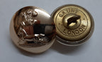 Large Army Buttons Rank Prince of Wales Own Regiment of Yorkshire Insignia X6
