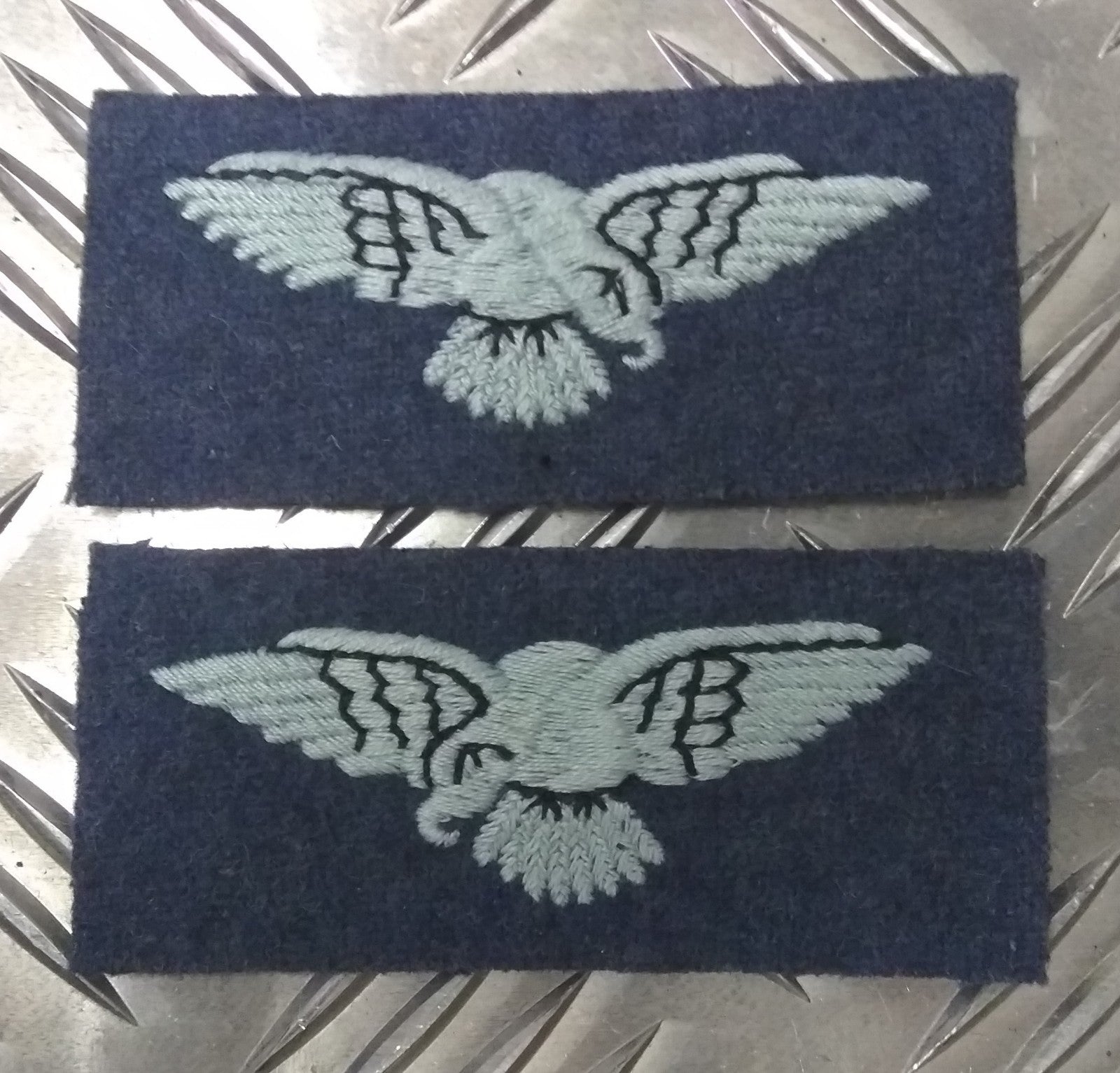 Genuine Vintage British Royal Air Force Swooping Eagles Shoulder Patches RAFB05A
