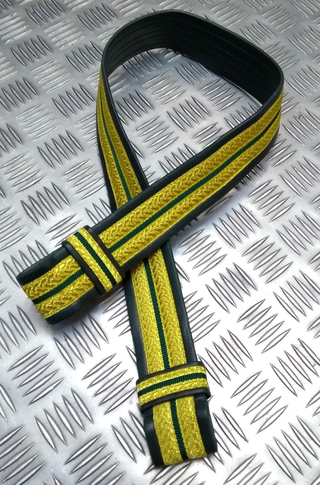 Dubai Belt Green With Gold Detailing Ceremonial Style Made in England