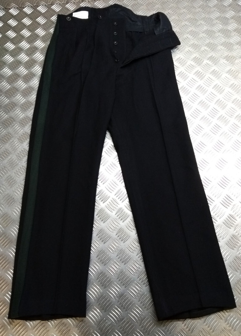 No1 Dress Trousers British Army Light Infantry / Rifles Green Stripe Asst Sizes