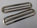 Genuine British Chrome Stable & Parade Belt Sliders Adjusters X2 STD215