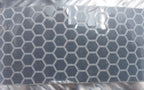 Silver Reflective Sew On Tape British Strip Marking 1m - NEW