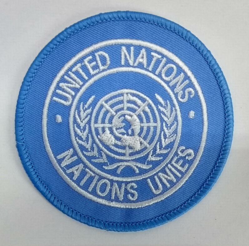 United UN Round Patch Shoulder Cloth Embroidered - NEW