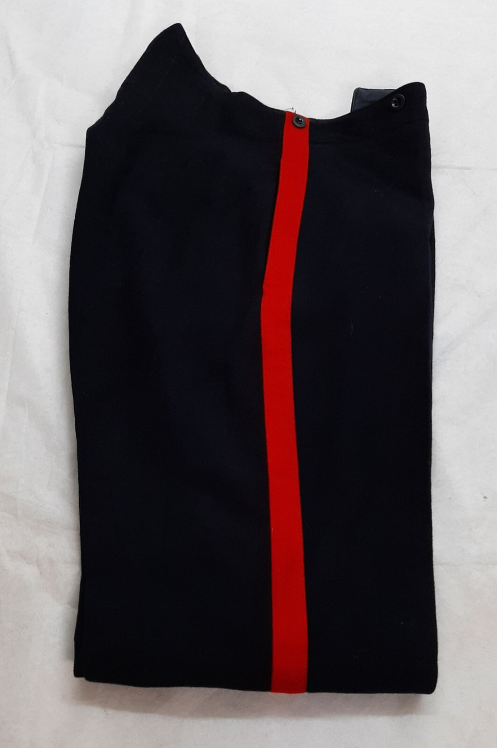 No1 RMAS Trousers British Army Pattern Cadet Officer Dress 1" Red Stripes W33"