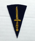 No1 Commandos Badge (Navy) British Army Hand Embroidered Dagger Arm Patch