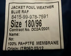 RAF Jacket Foul & Wet Weather Waterproof Royal Air Force Lightweight New