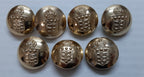 RAOC K/C Buttons Large British Army Buttons of the Royal Ordnance Corps