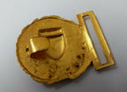 Genuine Vintage Naval Issue Anchor Shield Insignia Ceremonial Belt Buckle EBYT95