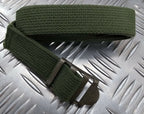 Vintage Issue Green Canvas Webbing Issued Utility Field Strap